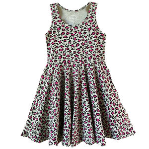 Mightly Girls Pink Leopard Dress size: 2-5T